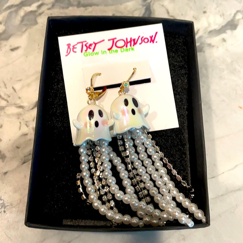 Betsey Johnson ghost earrings